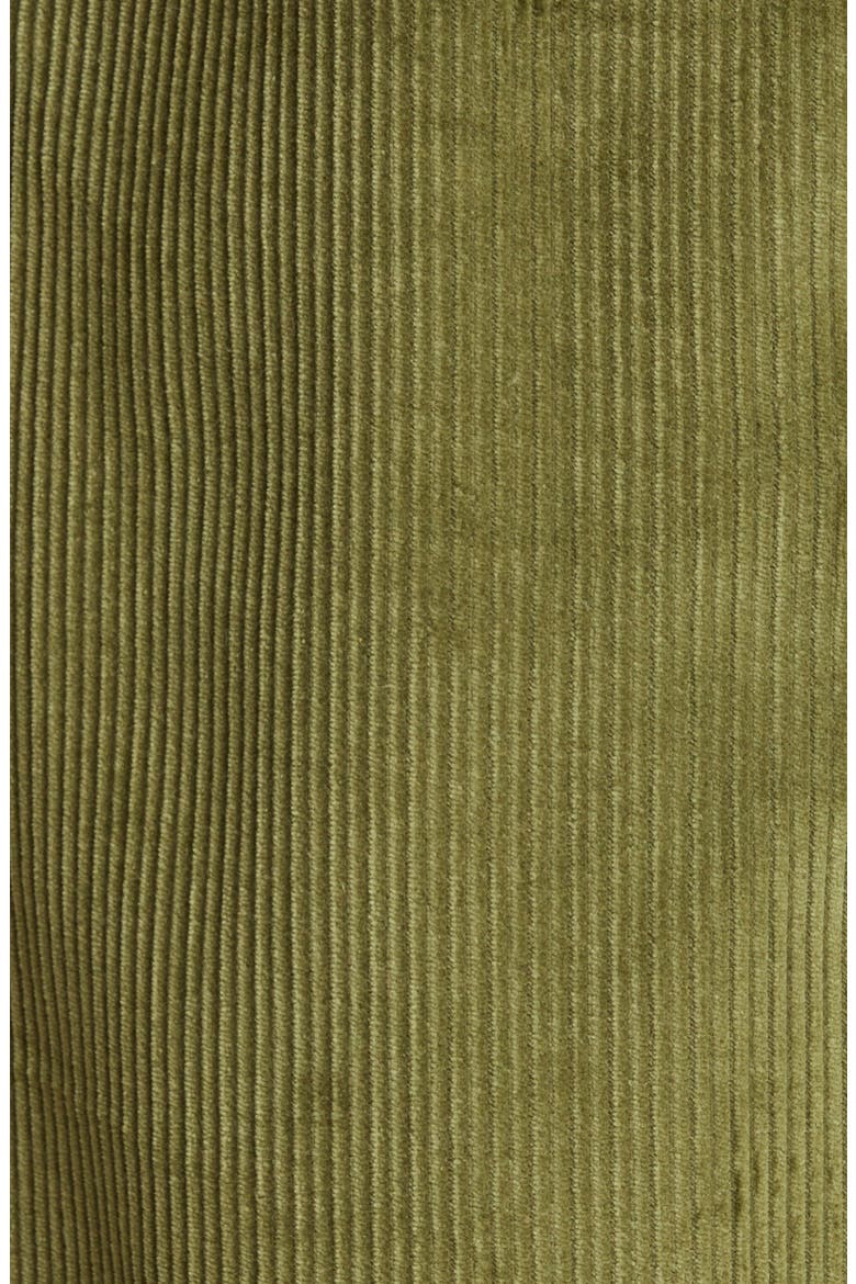 Ted Baker Londo Xavia Long Sleeve Cotton Corduroy A-Line Dress, Alternate, color, KHAKI