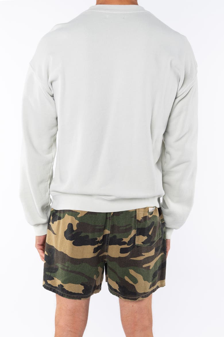 Gender Inclusive Post Surf Crew Sweatshirt, Alternate, color, Sandstone