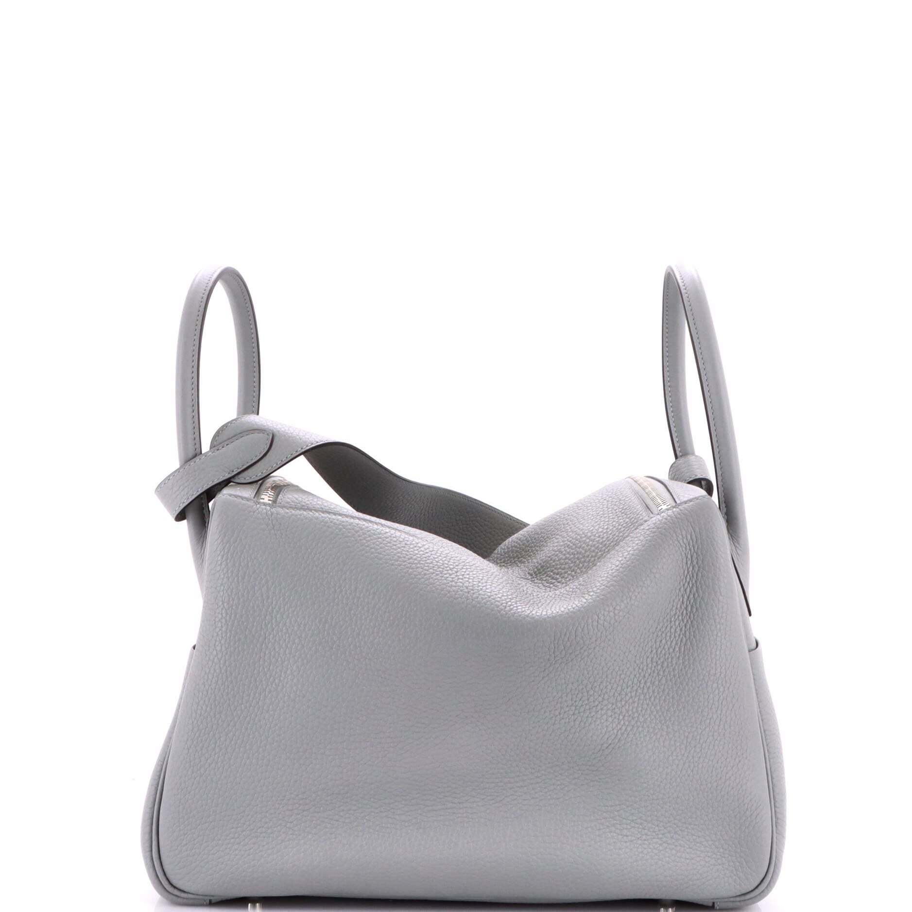 Pre-Owned Hermes Lindy Bag Clemence 34, Alternate, color, Bleu Glacier