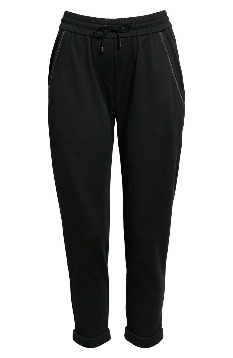 Brunello Cucinelli Women's Cotton & Silk French Terry Joggers, Main, color, 