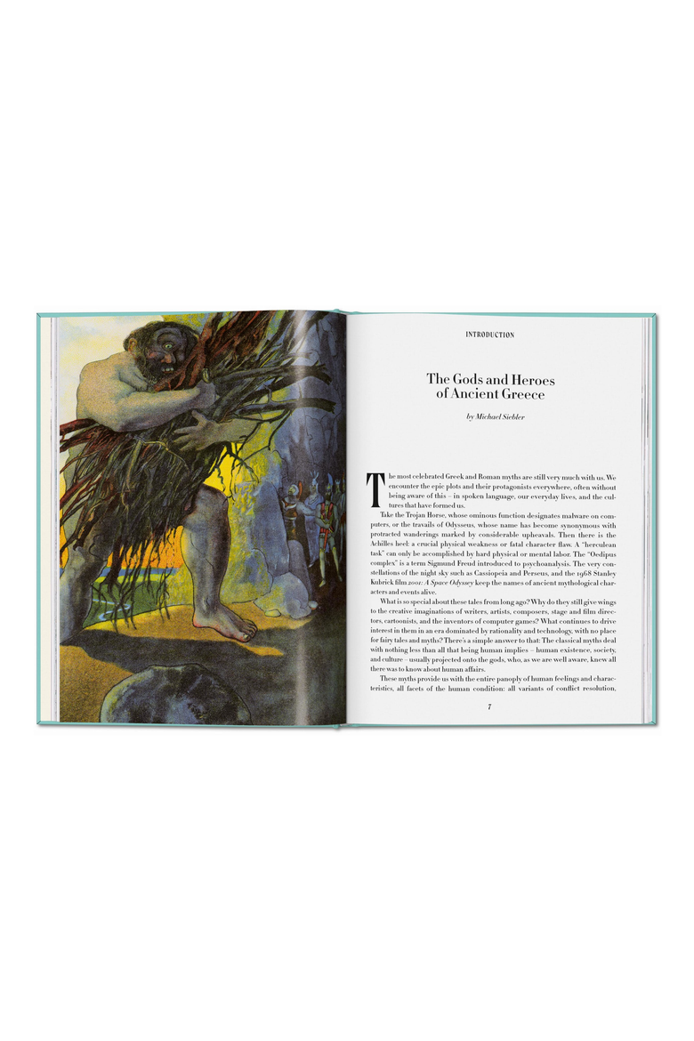 Greek Myths Book, Alternate, color, Turquoise