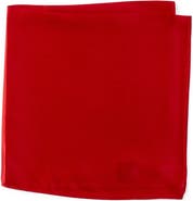 NORDSTROM RACK Solid Silk Blend Pocket Square