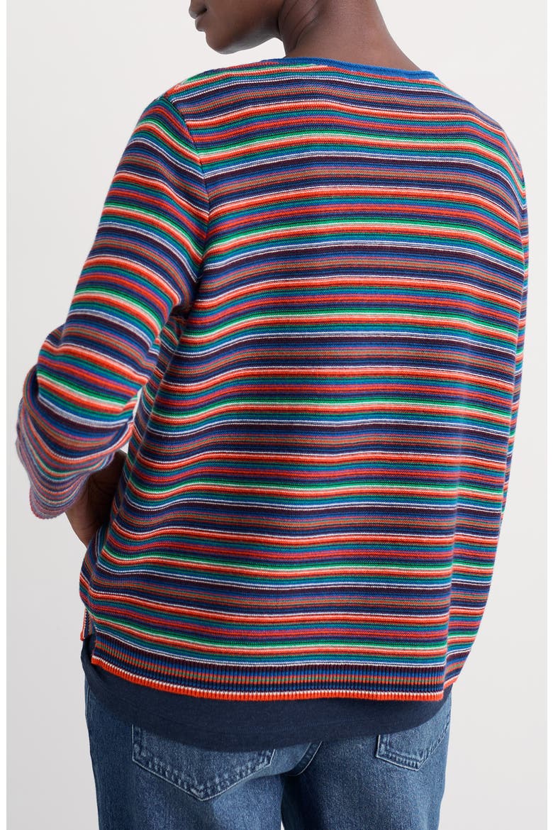 Makers Rib Organic & Recycled Cotton Sweater, Alternate, color, RIPPLE MARKS SHORE MIX