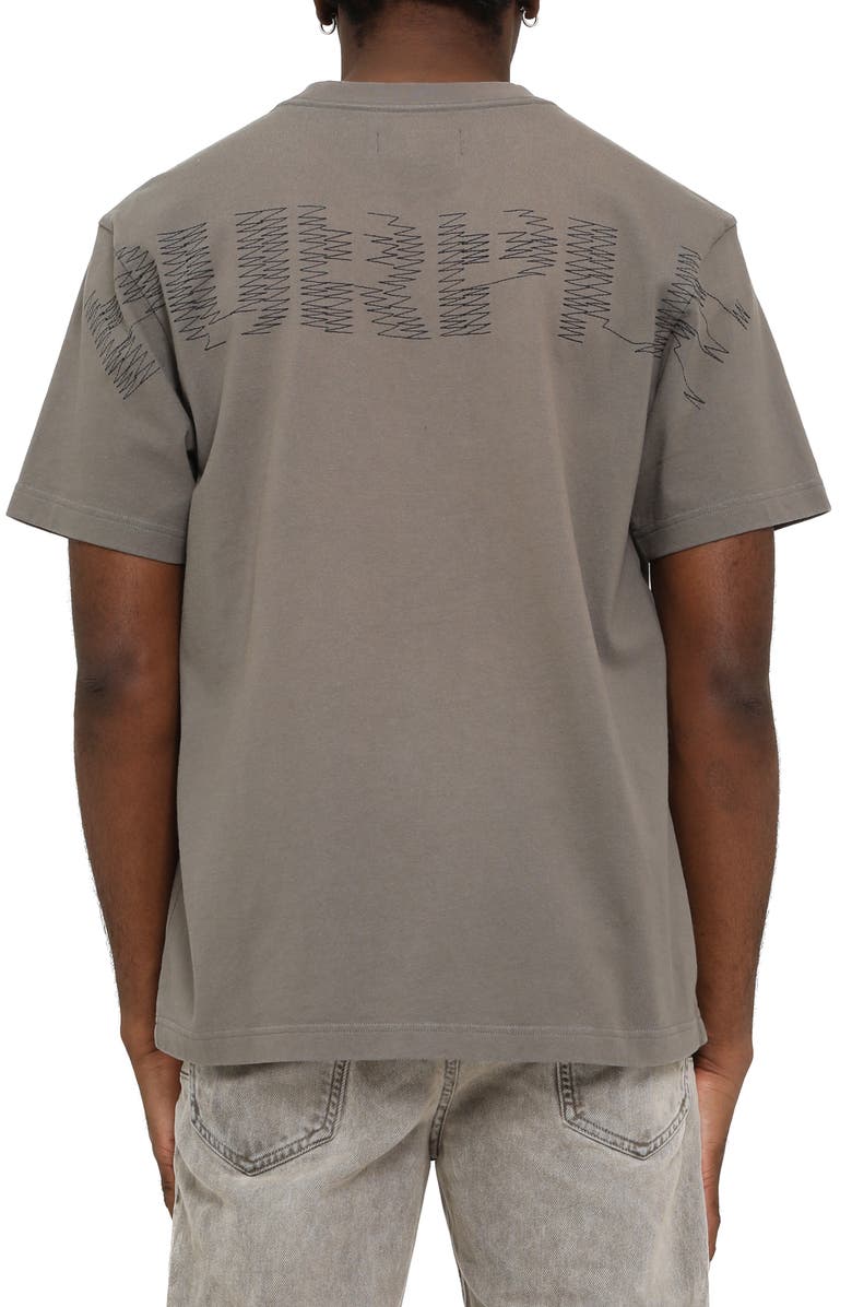 PURPLE BRAND Oversize Logo T-Shirt, Alternate, color, Grey