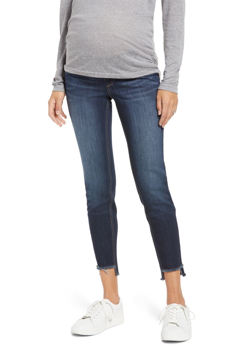 Ankle Skinny Maternity Jeans, Main, color, RAQUEL