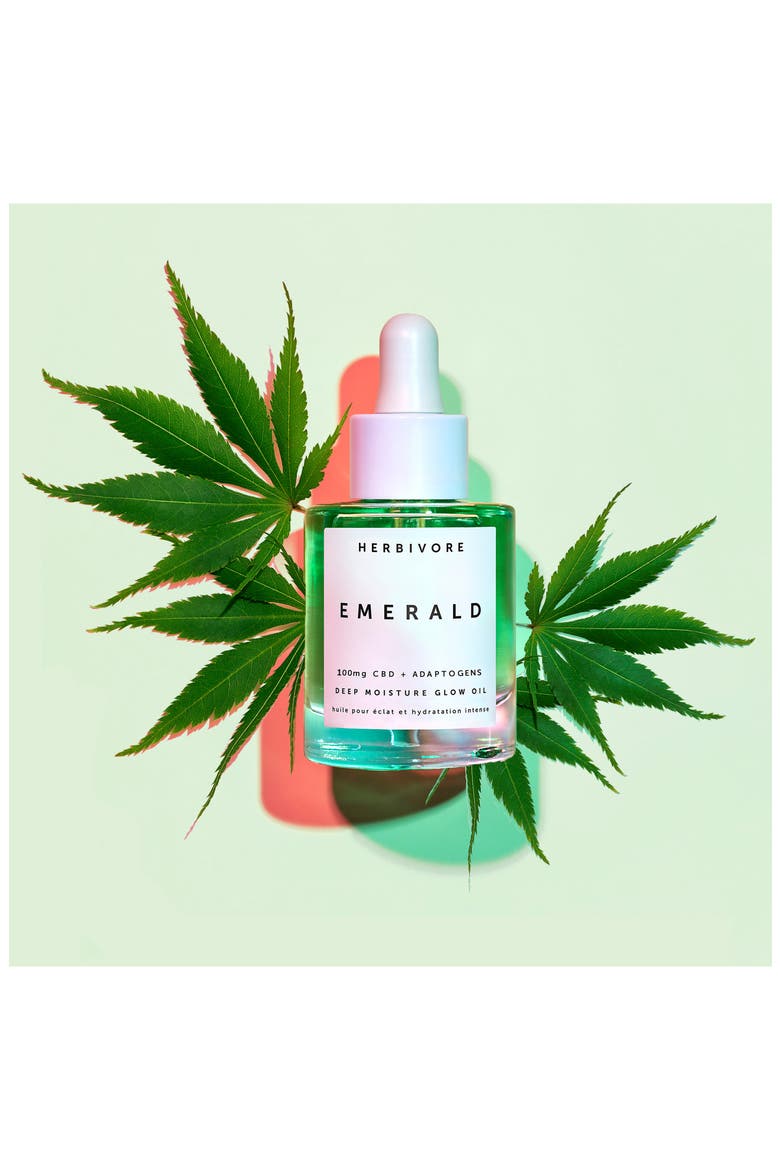 Emerald CBD + Adaptogens Deep Moisture Glow Oil, Alternate, color, NO COLOR