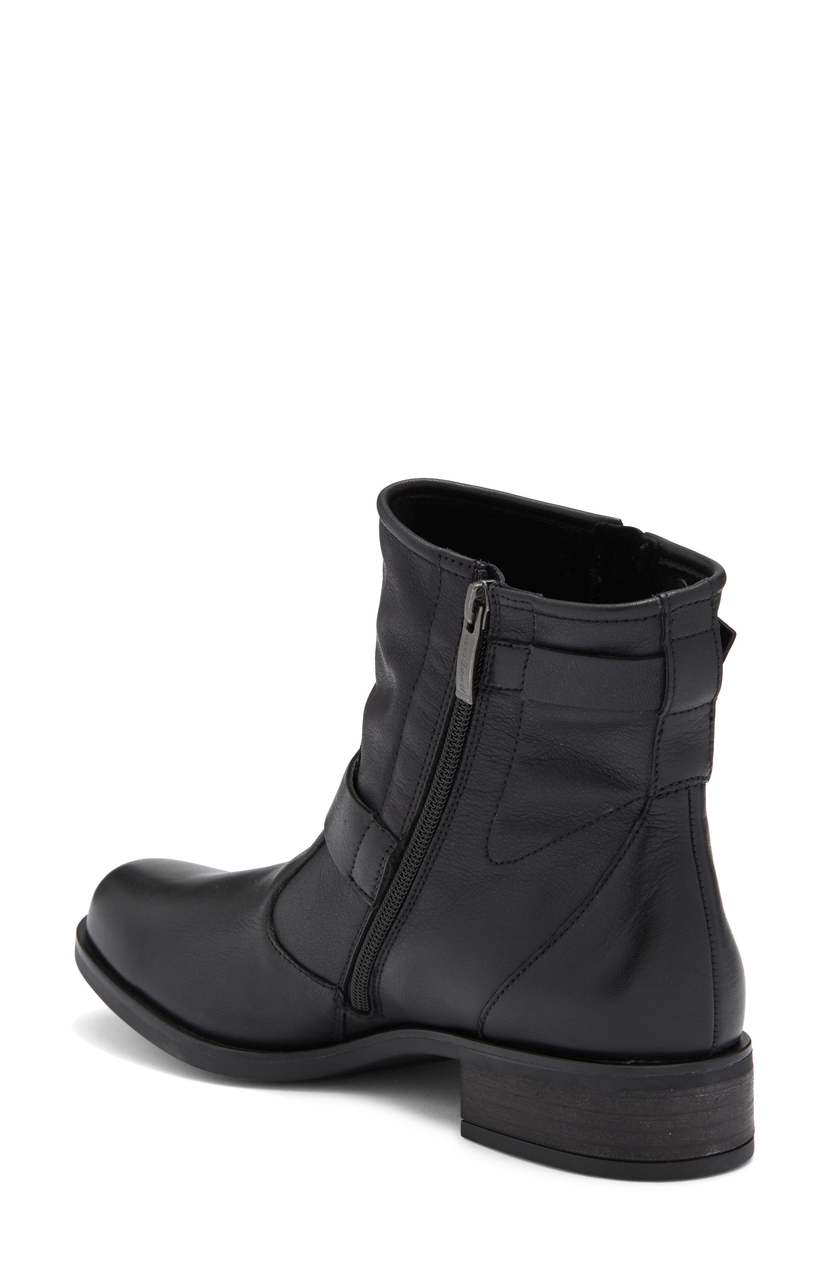 Paul Green Wyatt Bootie, Alternate, color, Black Washed Leather