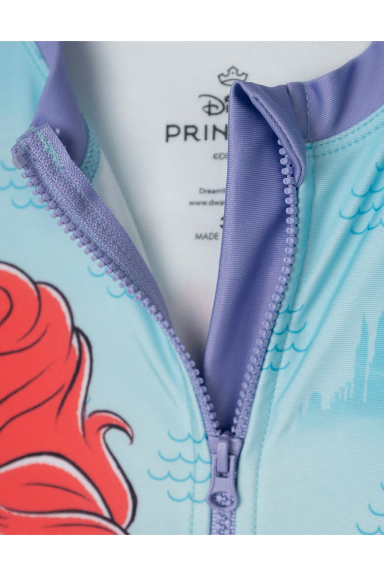 The Little Mermaid Princess Ariel One Piece Swimwear, Alternate, color, Ariel Light Blue
