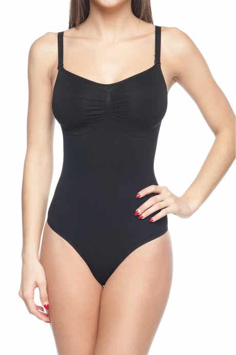 BODY BEAUTIFUL Seamless Shaping Bodysuit with Thong Bottom