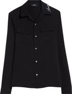 AMIRI Rounded Flap Pocket Button-Up Shirt