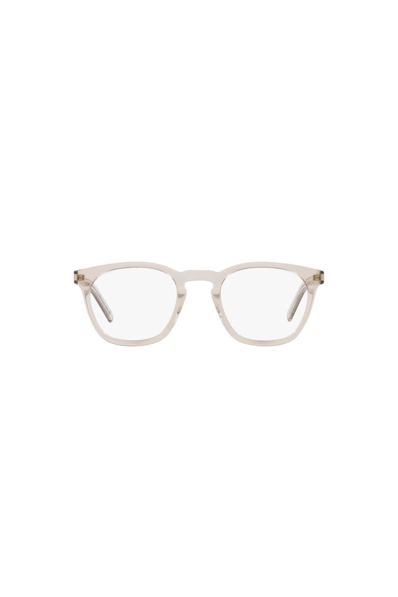 49mm Round optical glasses, Alternate, color, Brown