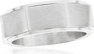 Metallo Men's Geometric Spinner Ring