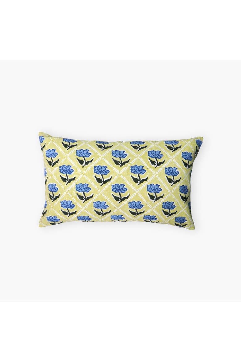 Noor Lumbar Throw Pillow Cover, Main, color, Butter Yellow