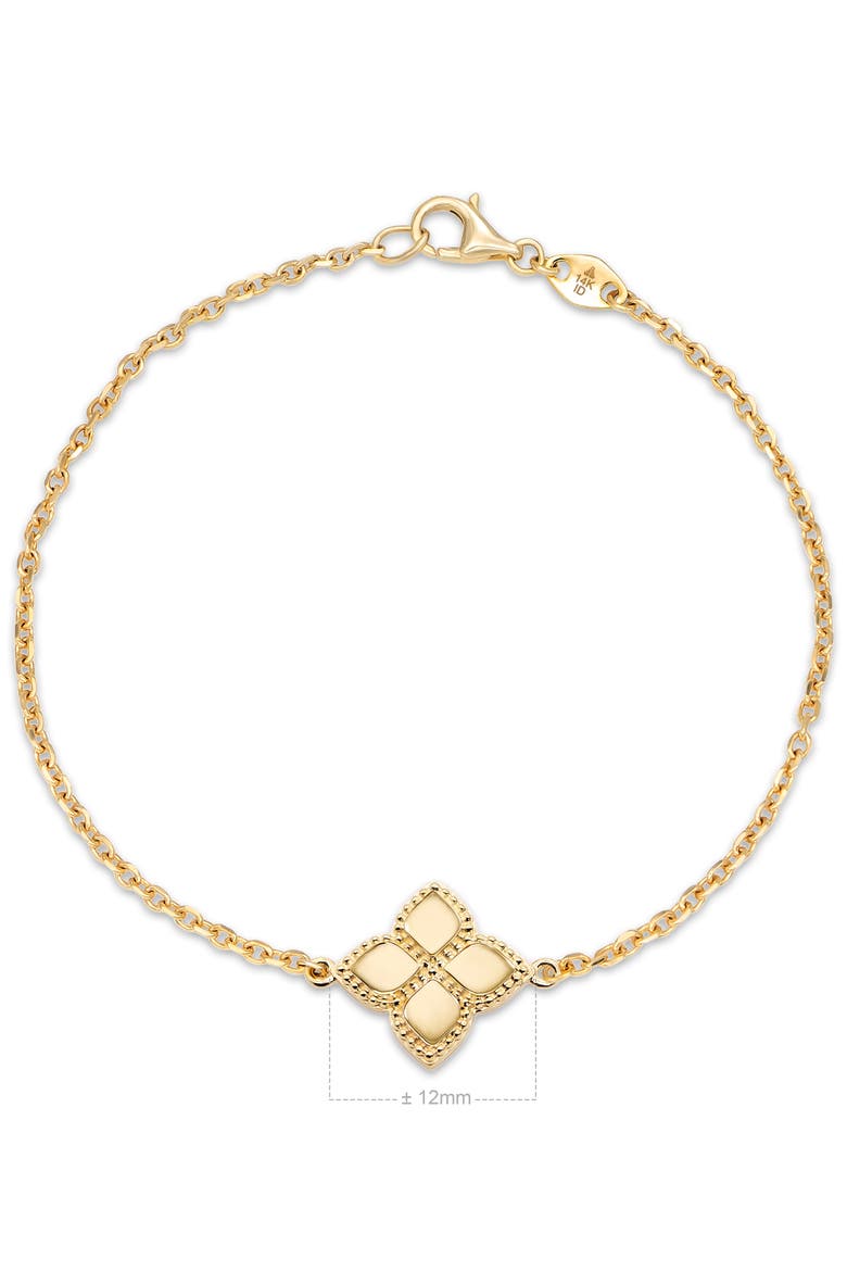 Clover Chain Bracelet in 14K Gold, 12mm, Alternate, color, Yellow Gold