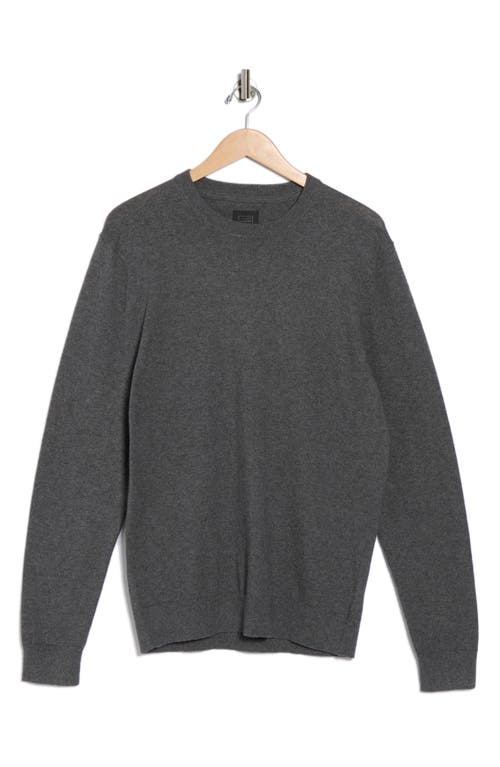14th & Union Organic Cotton & Cashmere Blend Crewneck Sweater In Gray