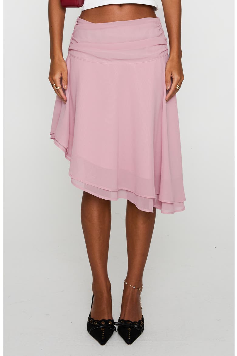 Evanescence Asymmetric Skirt, Main, color, PASTEL PINK