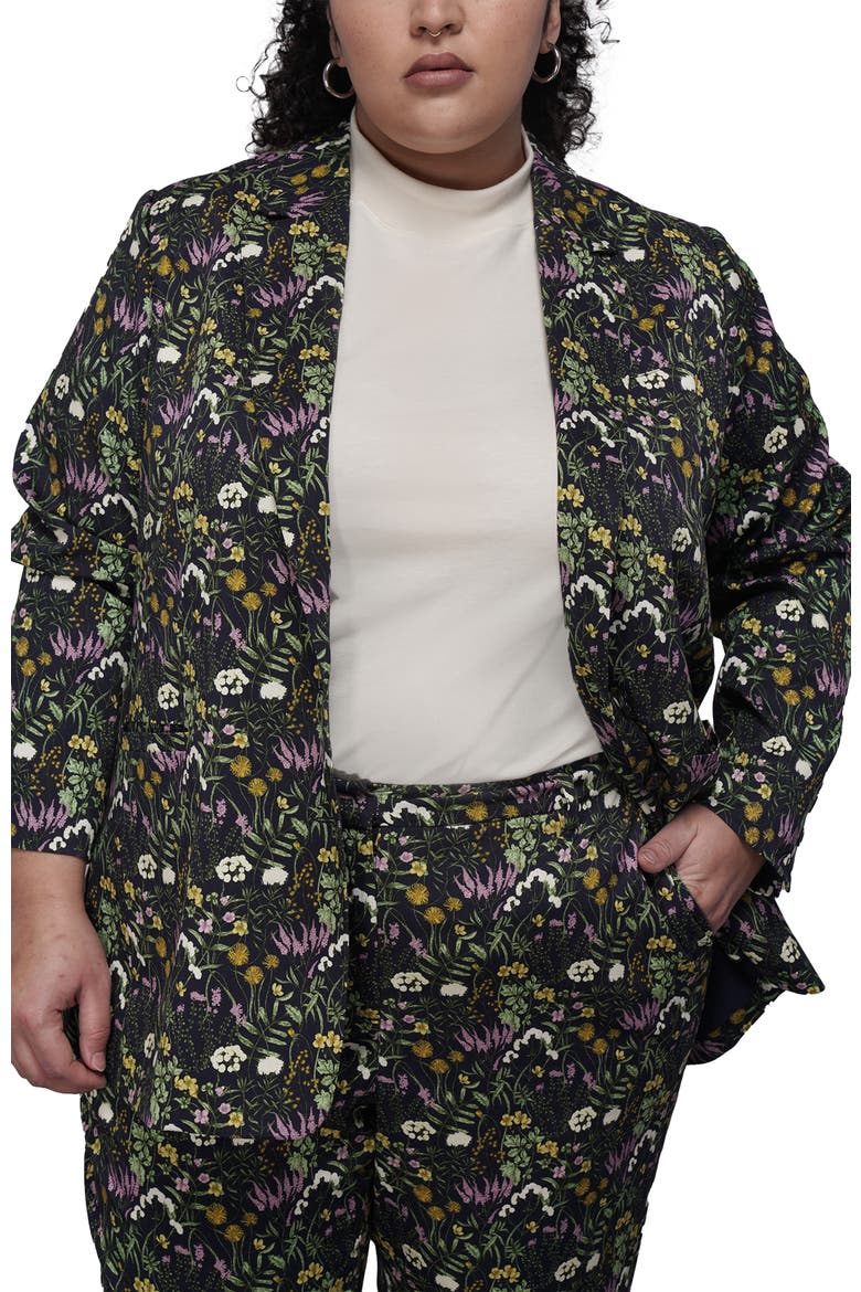The Empower Notch Lapel Blazer, Alternate, color, MEADOW NAVY
