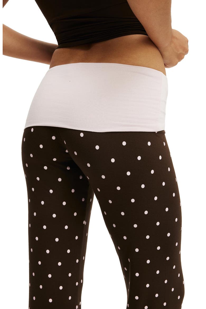 Women's Airy Soft Roll Waist Pant, Alternate, color, Smooth Kristy Polkadot
