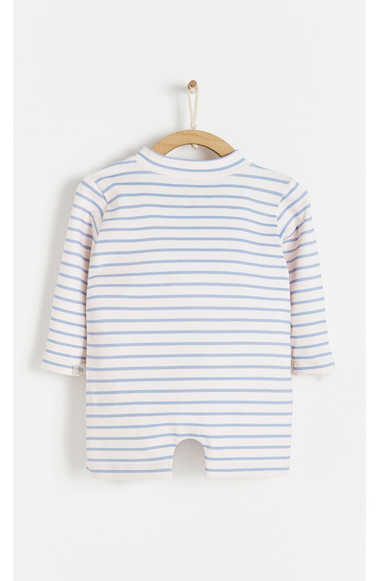 Babycottons Premium Quality Stripes Long Sleeve 1-Piece Rashguard for Infant, Alternate, color, 