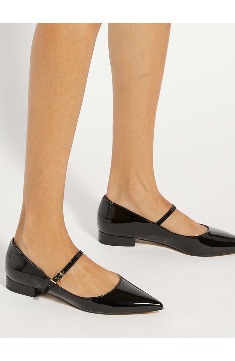 Dune London Hastas Mary Jane Pointed Toe Flat, Alternate, color,