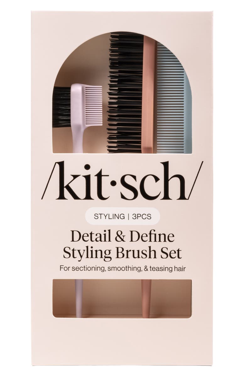 Kitsch Deatil & Define Styling Brush 3-Piece Set, Alternate, color, 
