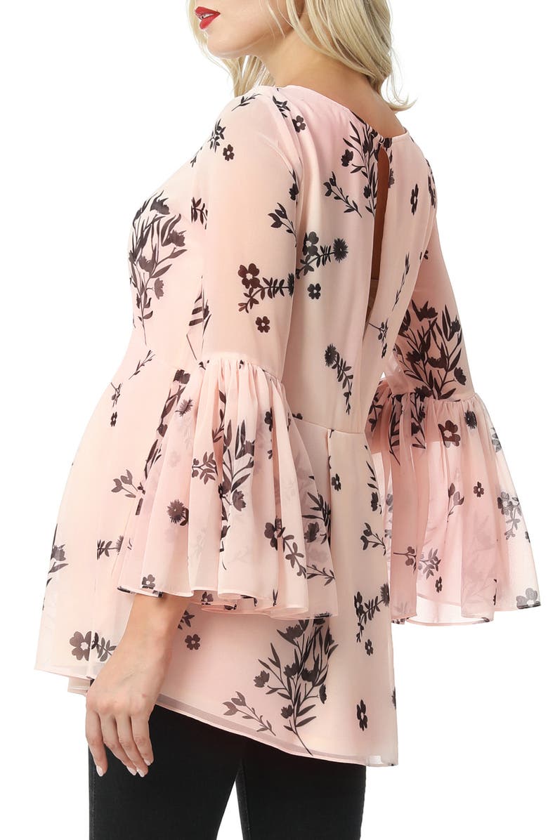 Kimi and Kai Gesa Maternity Peplum Top, Alternate, color, 