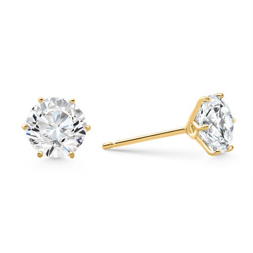 Bliss Diamond 1ct Tw Sylvie Round Diamond Studs 14k Gold Lab Grown