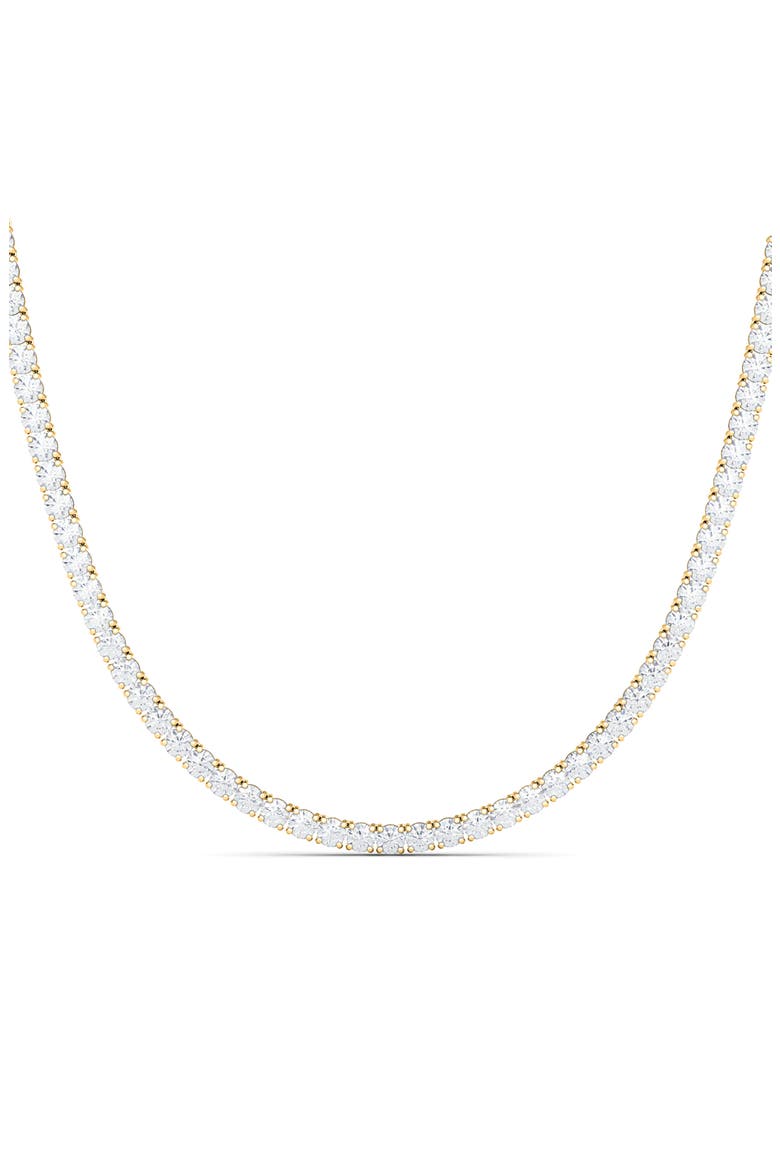 Lab Created Diamond Tennis Necklace, Main, color, 18K YELLOW GOLD