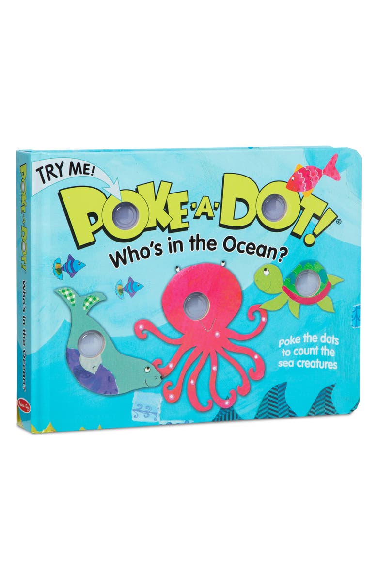 Melissa & Doug 'Poke-a-Dot<sup>®</sup> Who's in the Ocean' Book, Alternate, color, Multi Color
