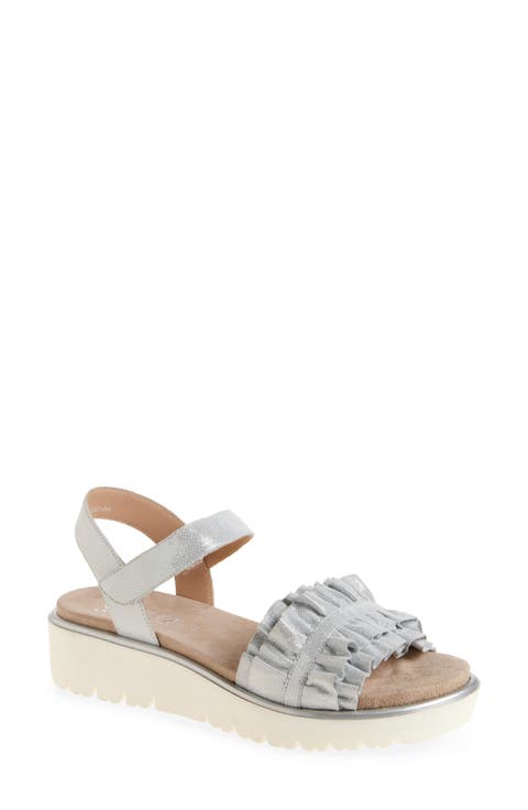 Benton Ruffle Sandal (Women)