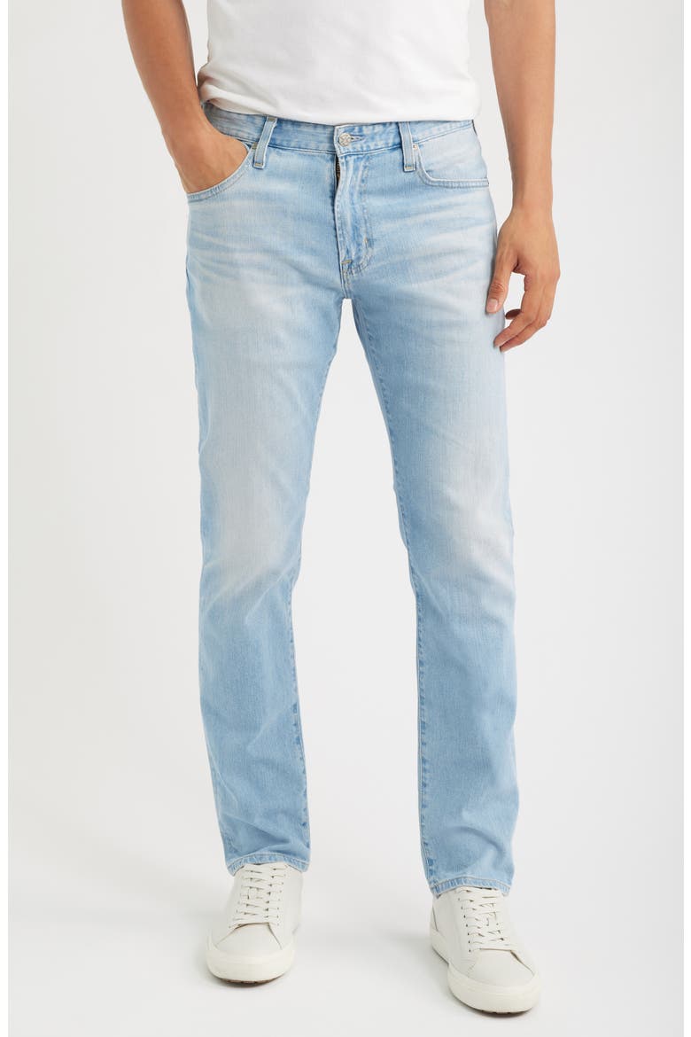 Everett Slim Straight Leg Jeans (Nordstrom Exclusive), Main, color, 22 YEARS TANNER