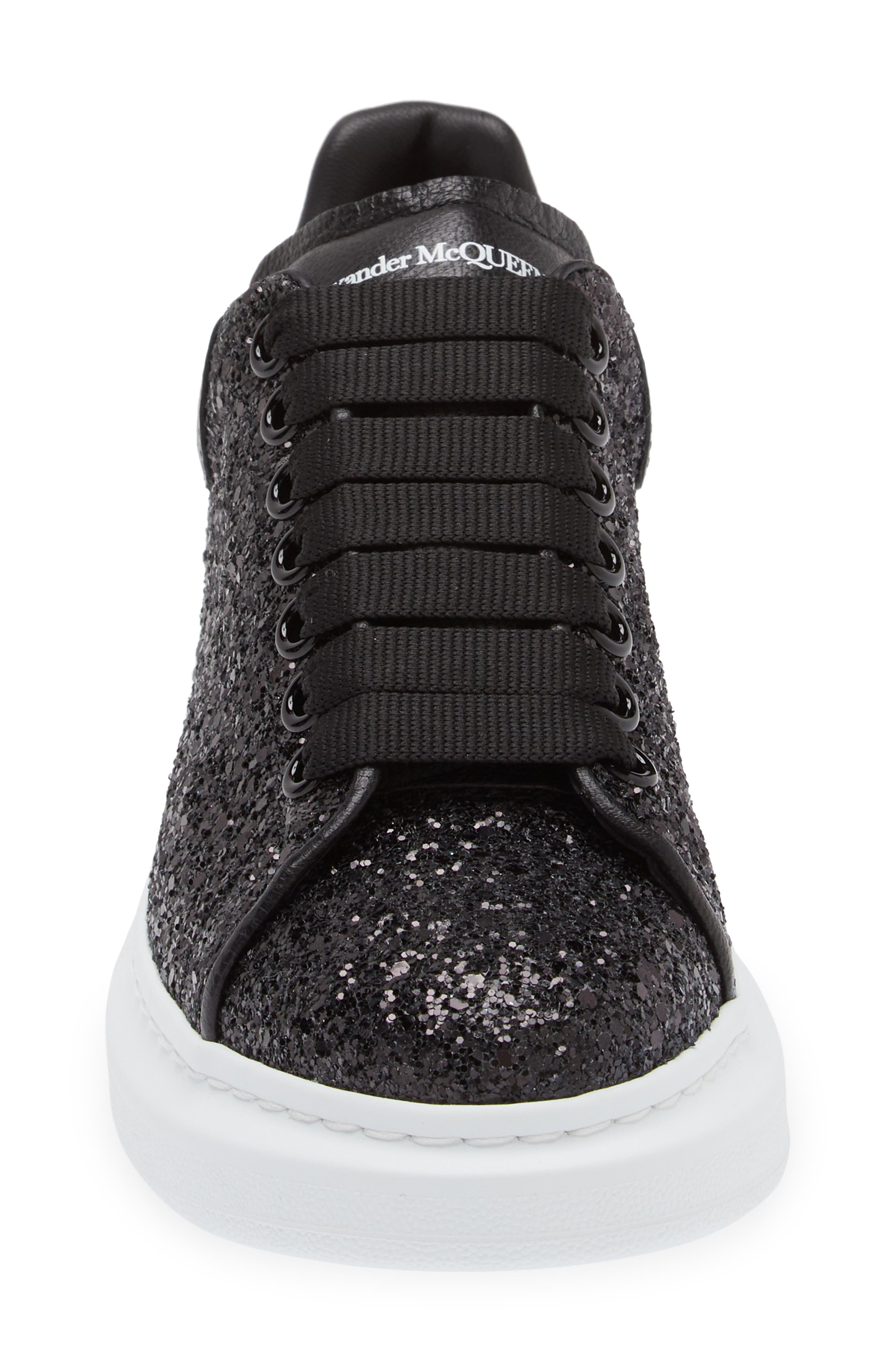 McQueen Oversize Glitter Platform Sneaker, Alternate, color, 