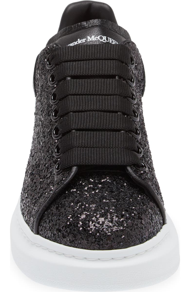 McQueen Oversize Glitter Platform Sneaker, Alternate, color,