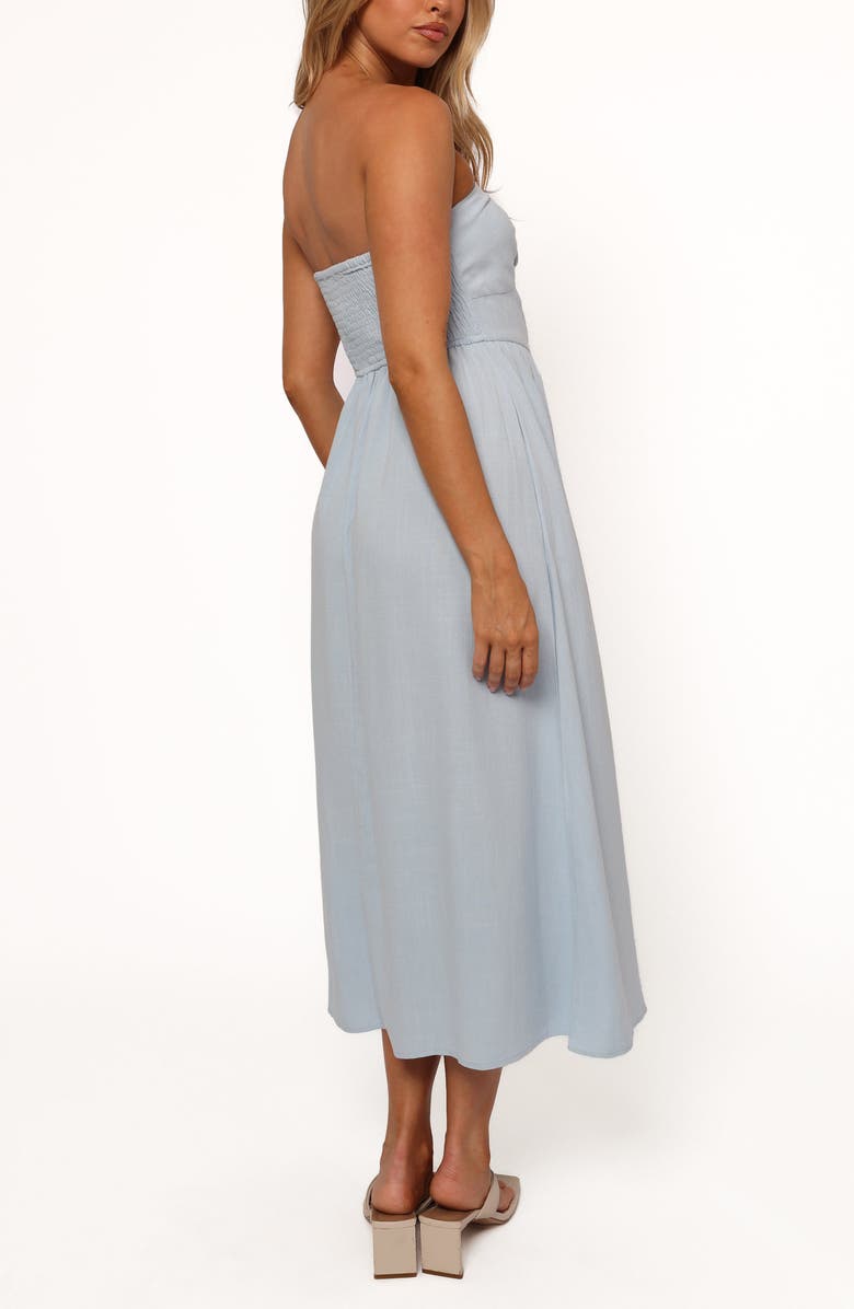 Petal & Pup Tanner Linen Maxi Dress, Alternate, color, Light Blue