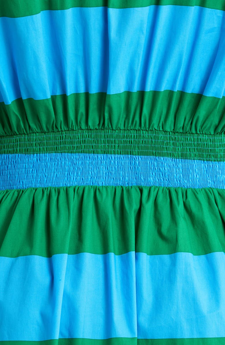 SUGARLIPS Wilderra Stripe Shirtdress, Alternate, color, Blue-Green-Stripe