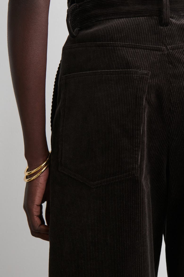 Corduroy Culottes, Alternate, color, DARK BROWN