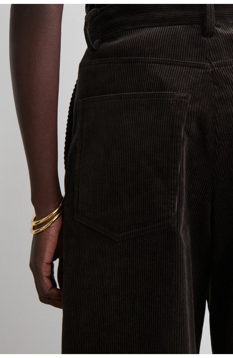 COS Corduroy Culottes, Alternate, color, Dark Brown