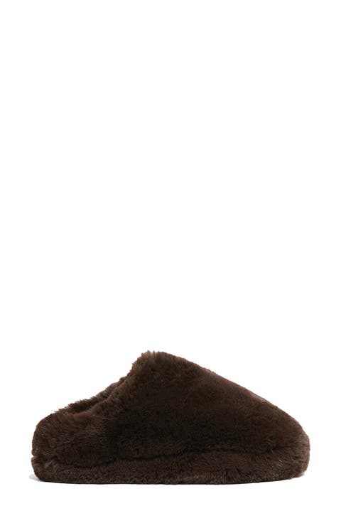 Misha Faux Fur Slipper (Women)
