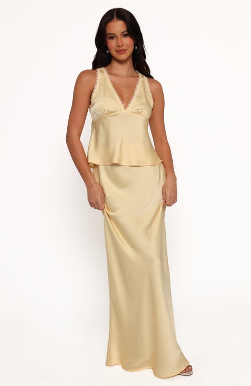 Petal And Pup Petal & Pup Velman Satin Maxi Skirt In Multi