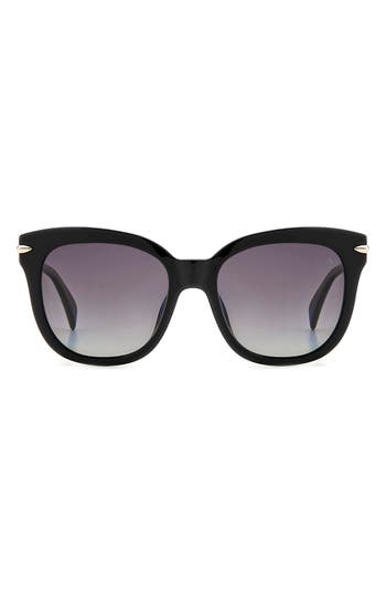 Rag & Bone 55mm Square Sunglasses In Black