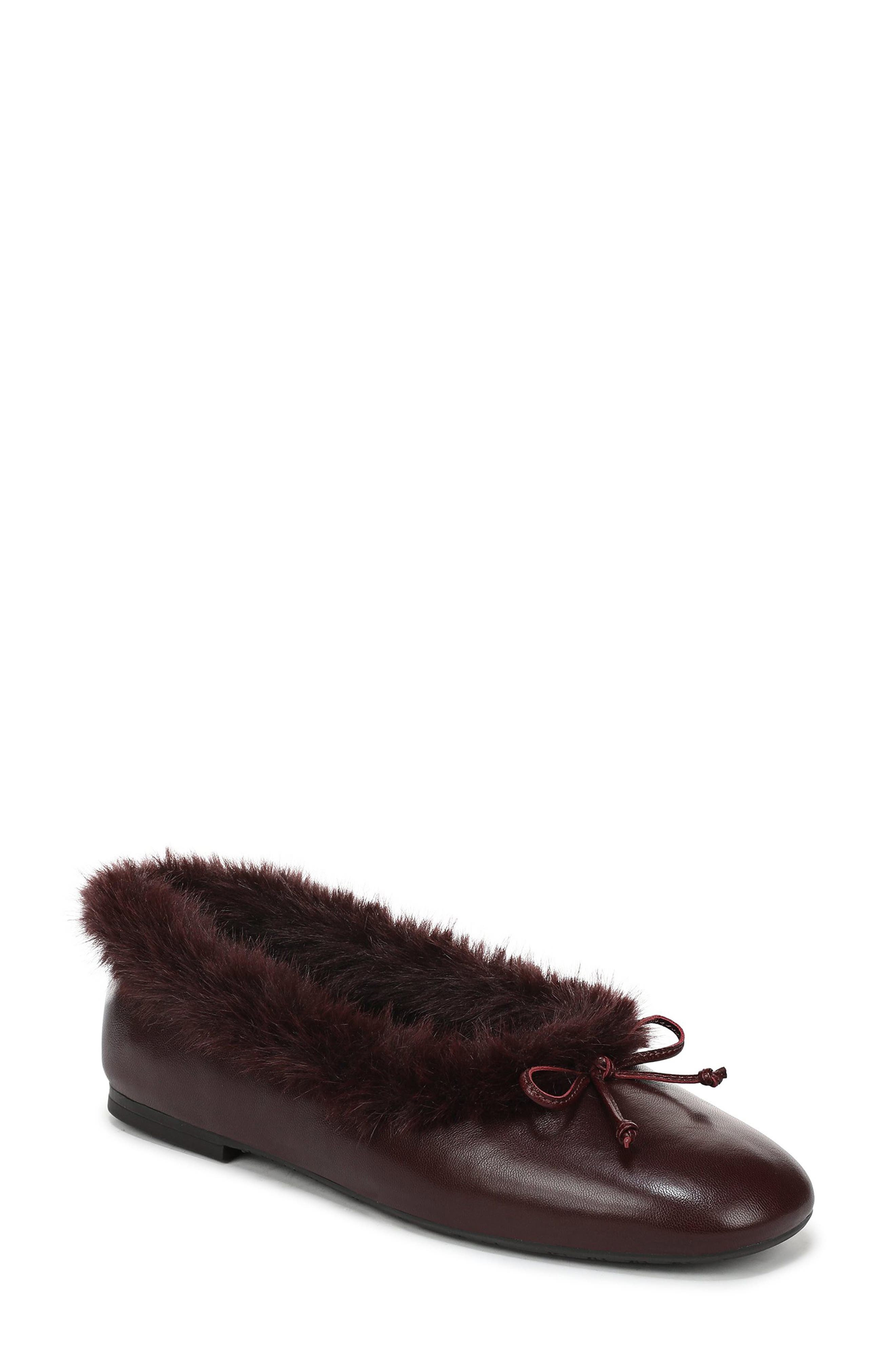 Alie Cozy Flat, Main, color, FRENCH BURGUNDY