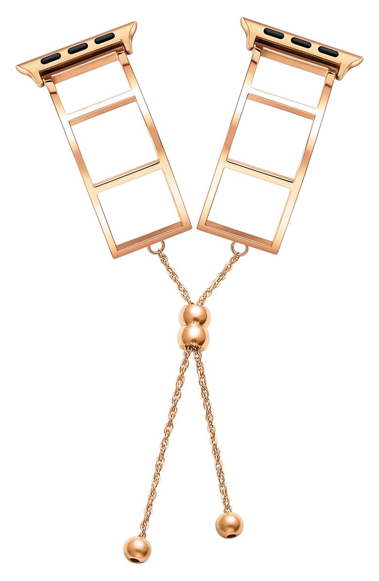 The Posh Tech Posh Tech Cutout 22mm Apple Watch<sup>®</sup> Bracelet Watchband, Alternate, color,