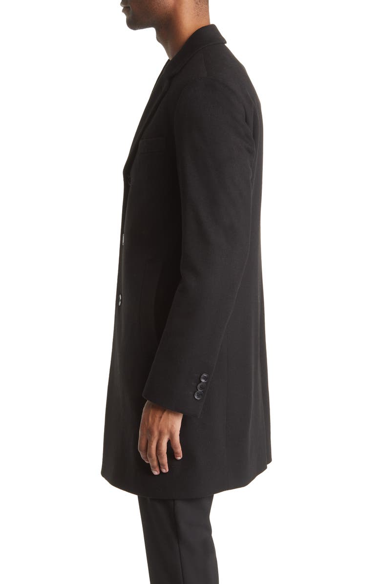 BOSS Hyde Wool & Cashmere Melton Car Coat, Alternate, color, 