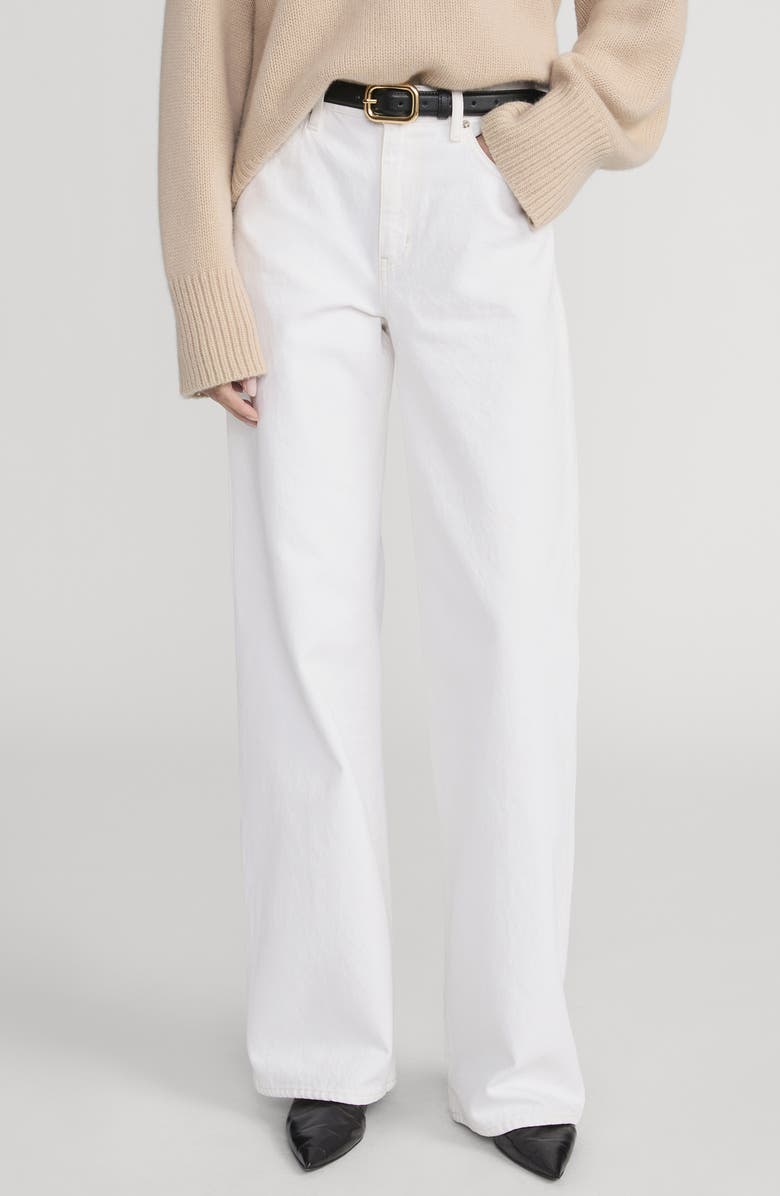 FRAME The Stroll Wide Leg Jeans, Main, color, Au Natural Clean