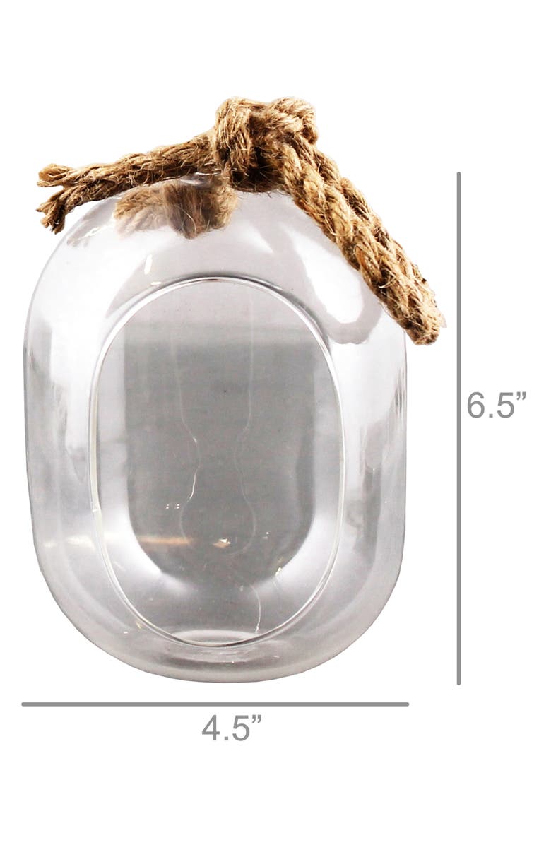 HomArt Wide Hanging Glass Terrarium, Alternate, color, 