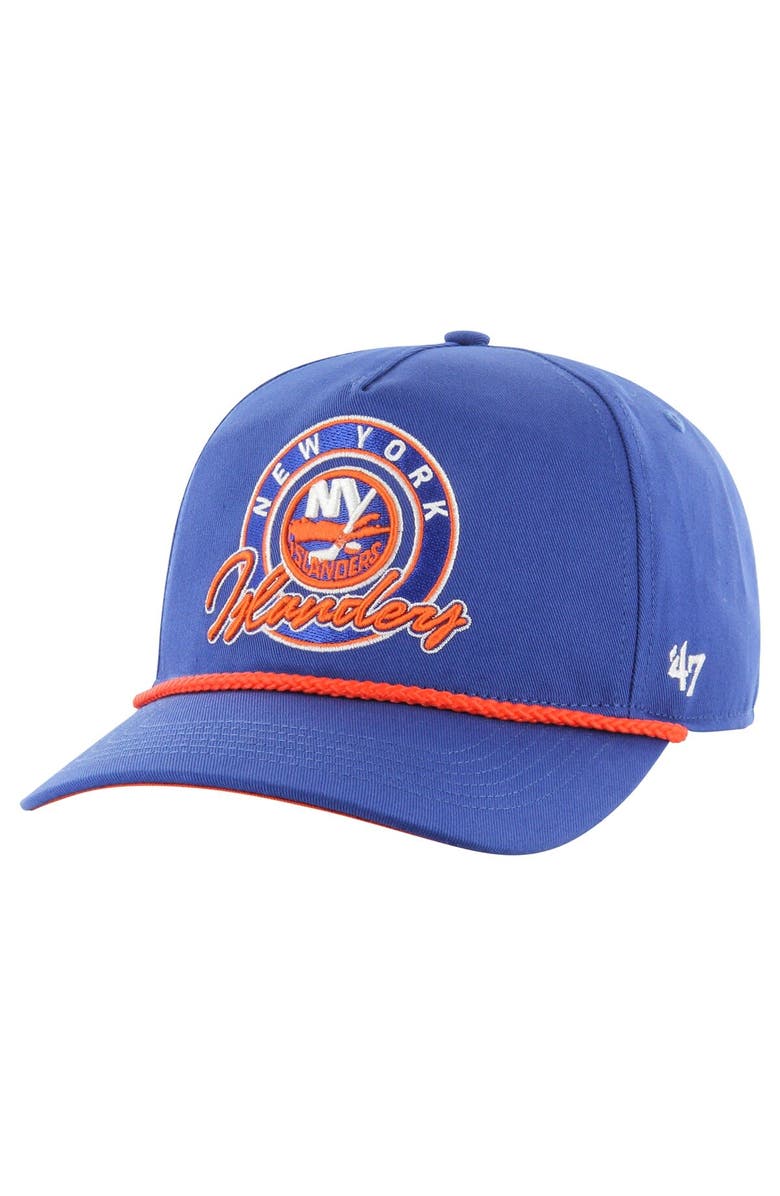 '47 Men's '47 Royal New York Islanders Ringtone Hitch Adjustable Hat, Main, color,