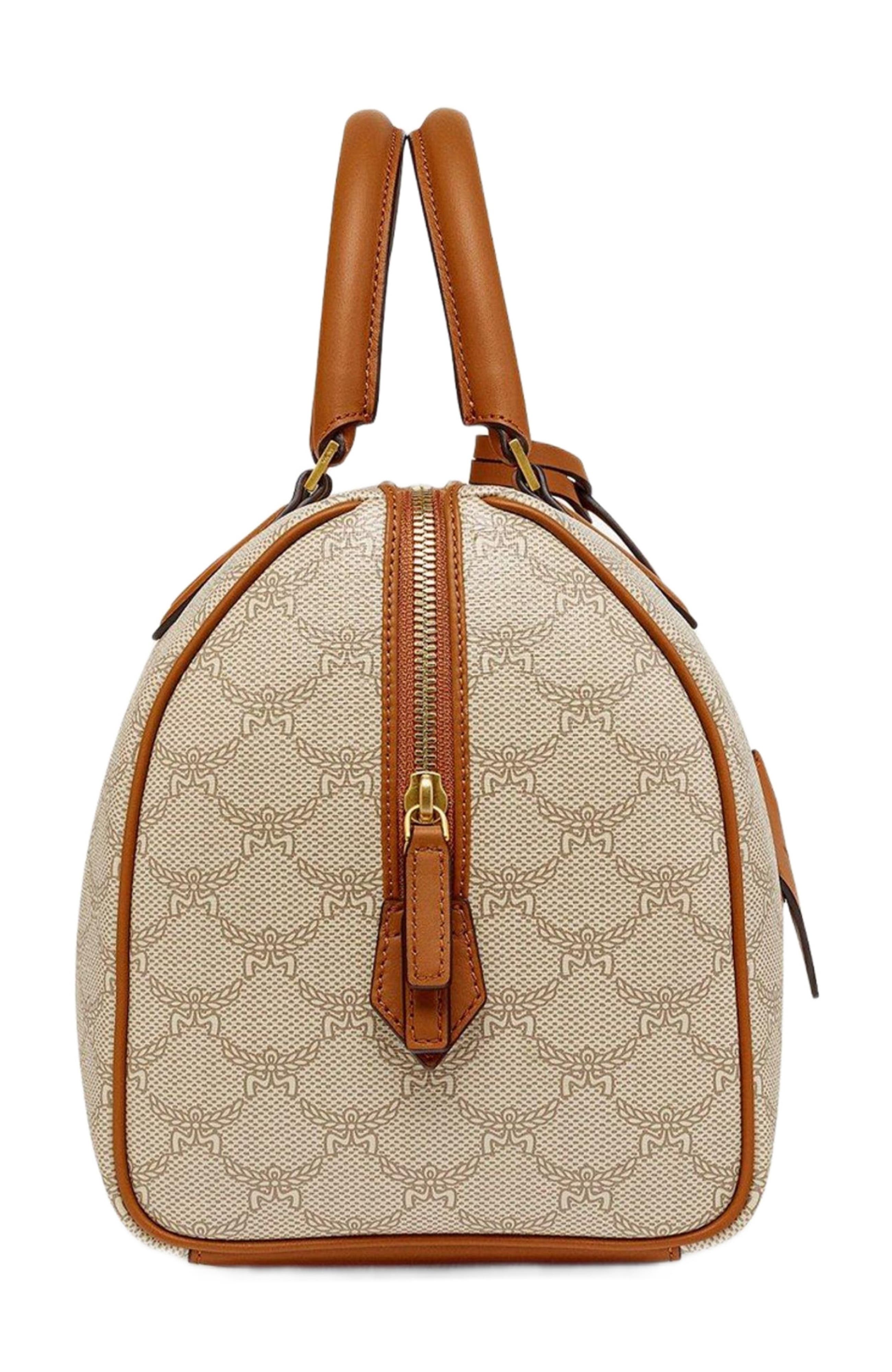 MCM Ella Boston Bag in Lauretos, Alternate, color, 