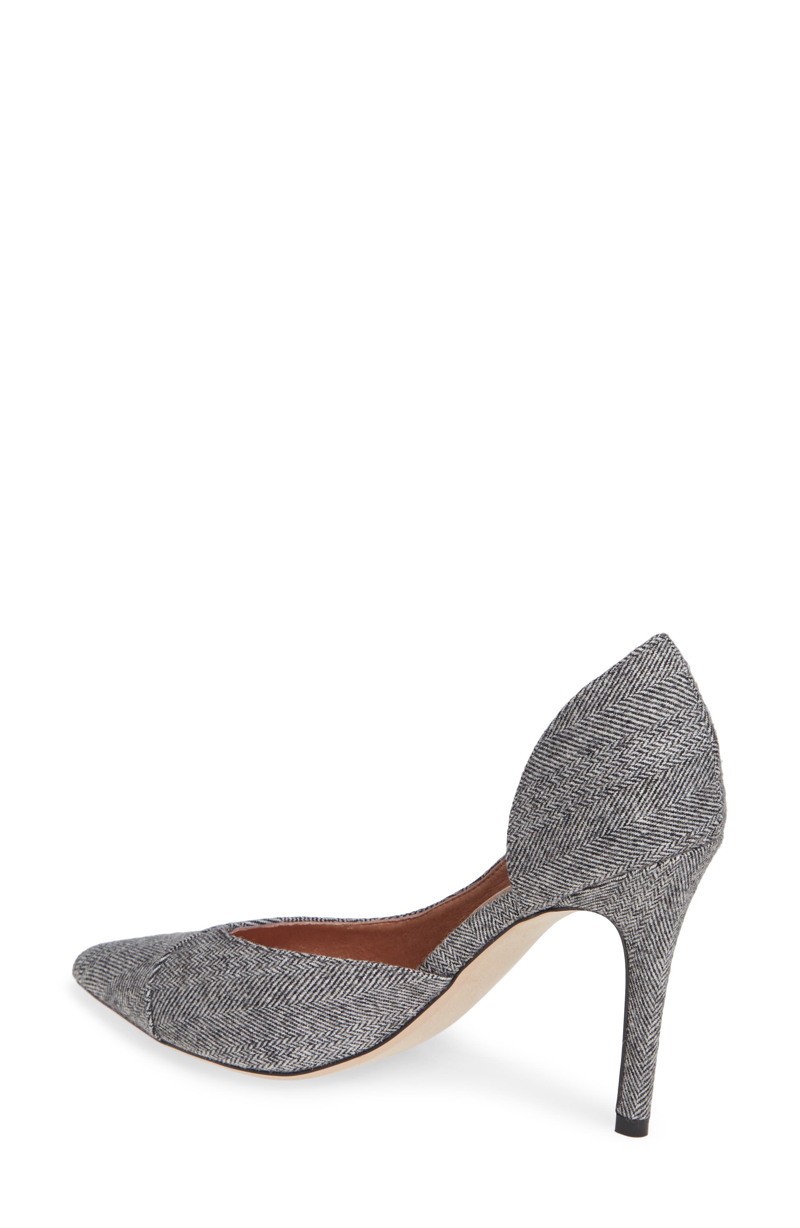 Halogen<sup>®</sup> Autumn Pump, Alternate, color, Grey Herringbone Fabric