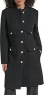 KARL LAGERFELD PARIS Single Breasted Long Coat