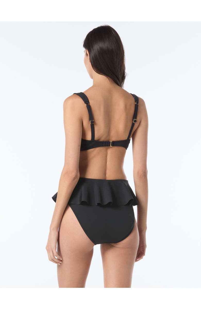 Vince Camuto Scuba Knit Underwire Bra Top, Alternate, color, Black